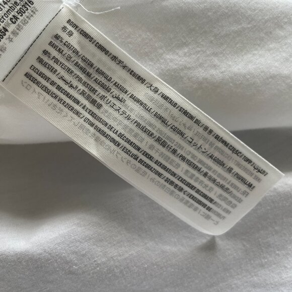 Abercrombie & Fitch White Button-Up Shirt - Picture 5 of 5